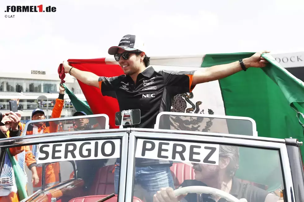 Foto zur News: Sergio Perez (Force India)