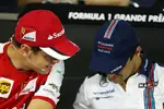 Foto zur News: Sebastian Vettel (Ferrari) und Felipe Massa (Williams)