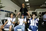 Foto zur News: Felipe Massa (Williams), Valtteri Bottas (Williams) und Claire Williams