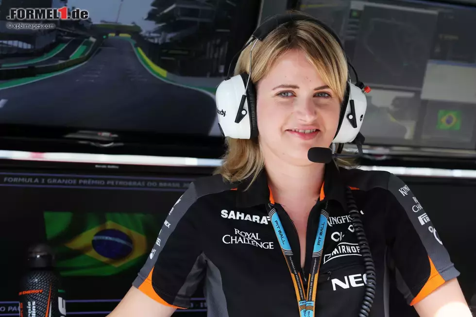 Foto zur News: Bernadette Collins, Performance- und Startegieingenieur (Force India)