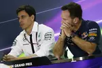 Foto zur News: Toto Wolff und Christian Horner