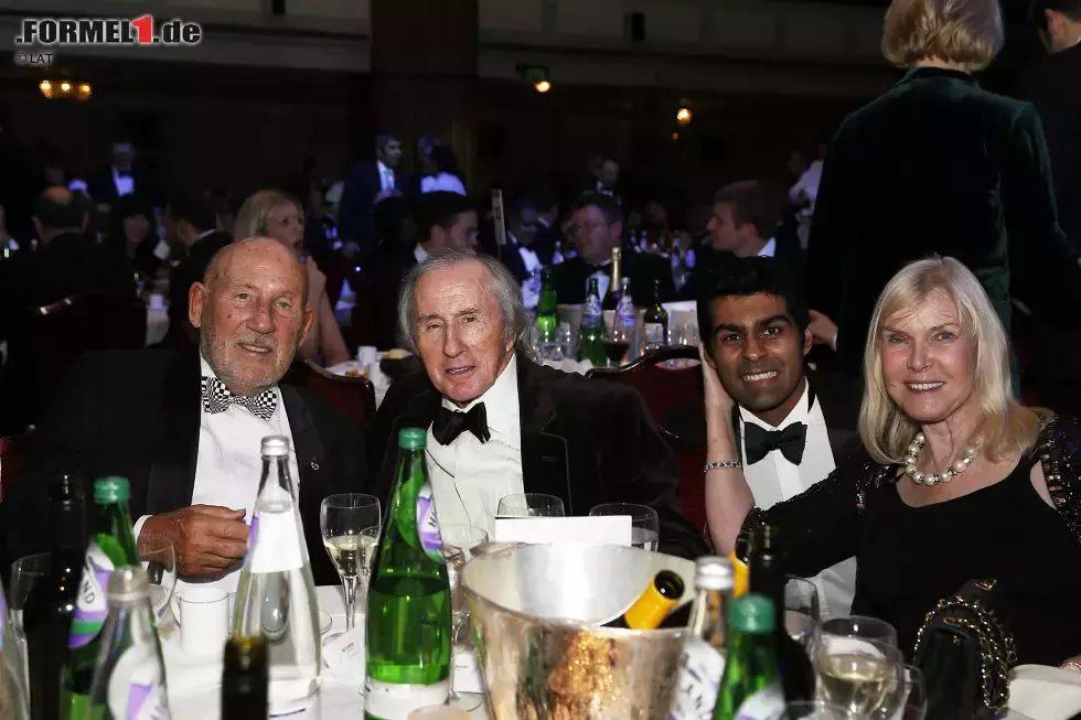 Foto zur News: Jackie Stewart und Karun Chandhok