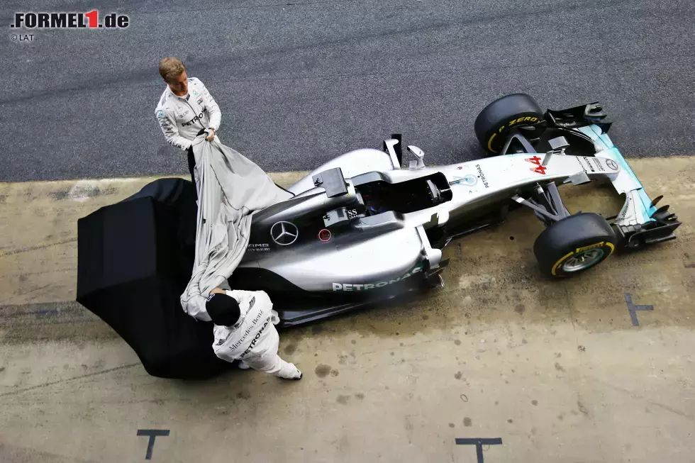 Foto zur News: Nico Rosberg (Mercedes) und Lewis Hamilton (Mercedes)