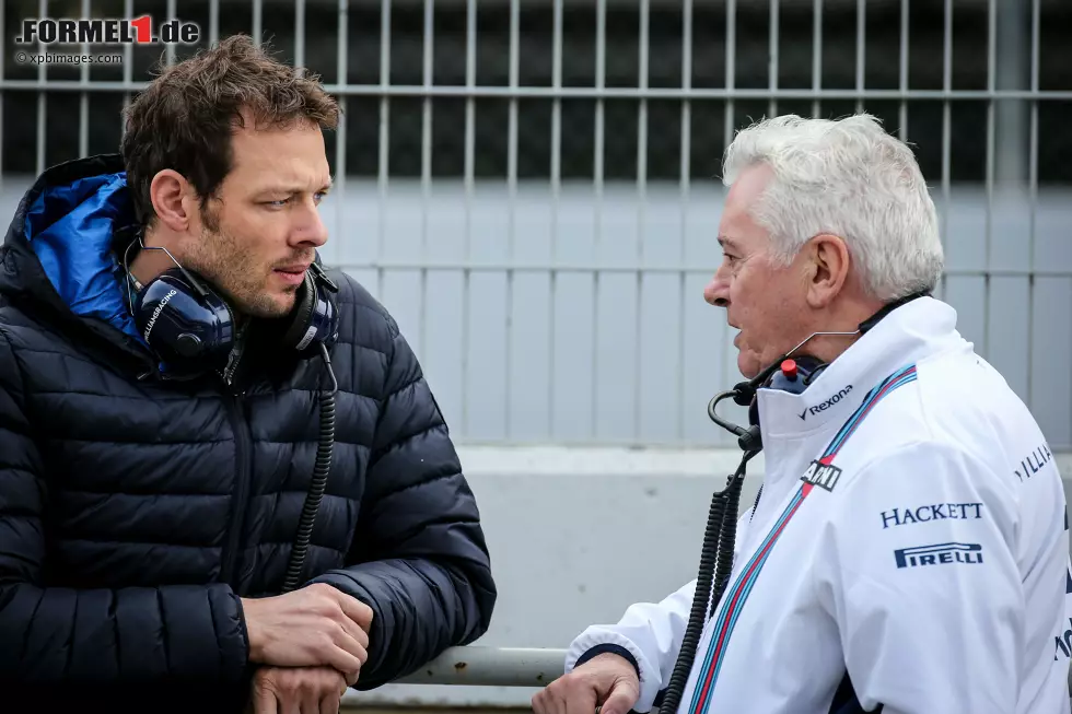 Foto zur News: Alexander Wurz und Pat Symonds (Williams)