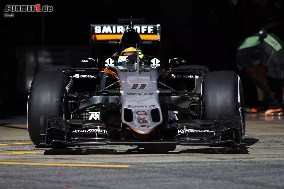 Foto zur News: Sergio Perez (Force India)