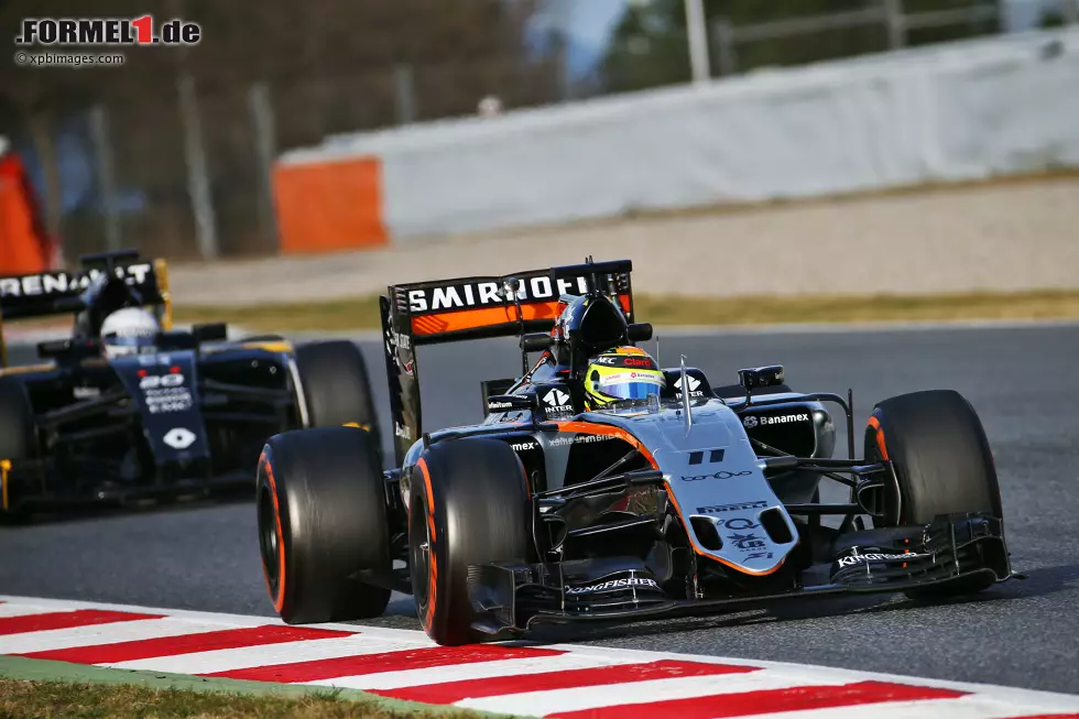 Foto zur News: Sergio Perez (Force India)