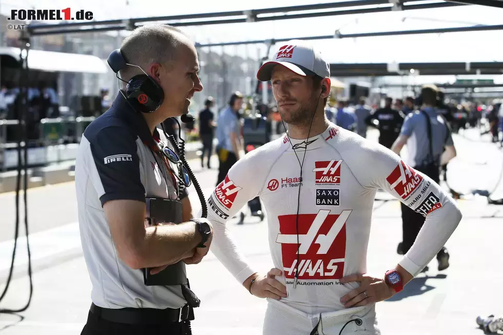 Foto zur News: Romain Grosjean (Haas)