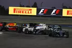 Foto zur News: Nico Rosberg (Mercedes), Lewis Hamilton (Mercedes), Valtteri Bottas (Williams), Felipe Massa (Williams) und Daniel Ricciardo (Red Bull)