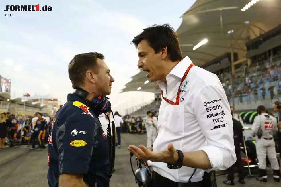 Foto zur News: Christian Horner und Toto Wolff