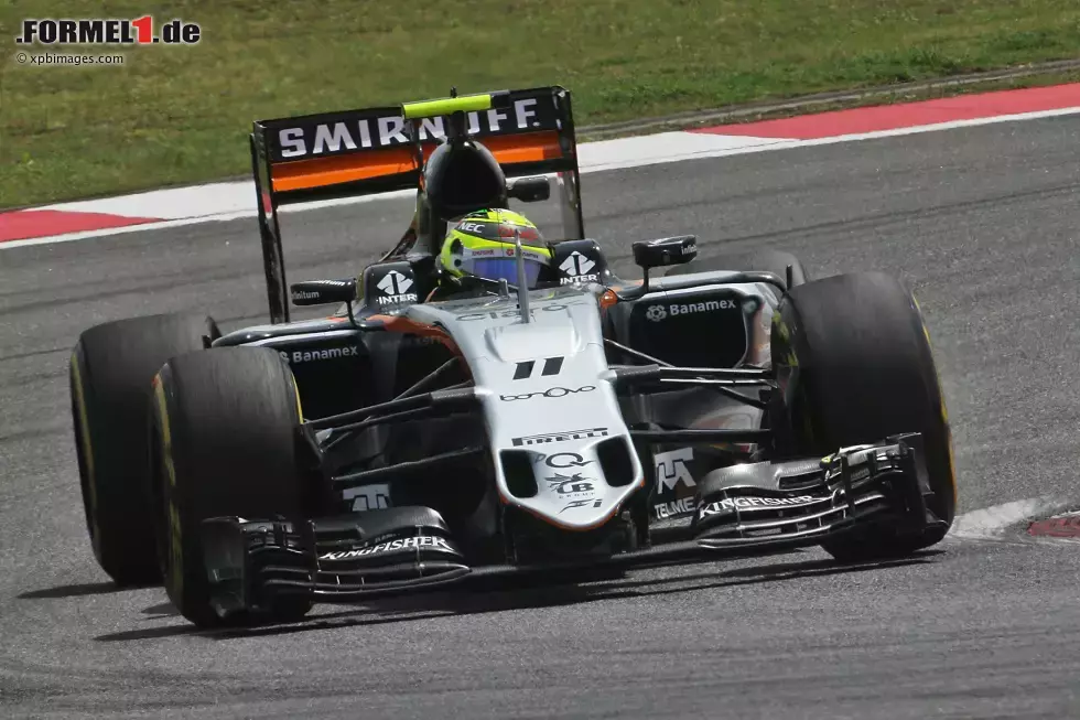 Foto zur News: Sergio Perez (Force India)