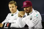 Foto zur News: Nico Rosberg (Mercedes) und Lewis Hamilton (Mercedes)