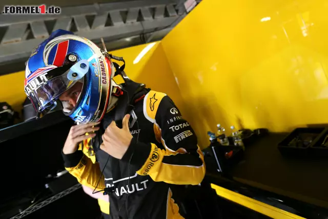 Foto zur News: ...und auch Teamkollege Jolyon Palmer hat sich daran offenbar ein Beispiel genommen.