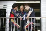 Foto zur News: Carlos Sainz (Toro Rosso), Franz Tost und Daniil Kwjat (Toro Rosso)