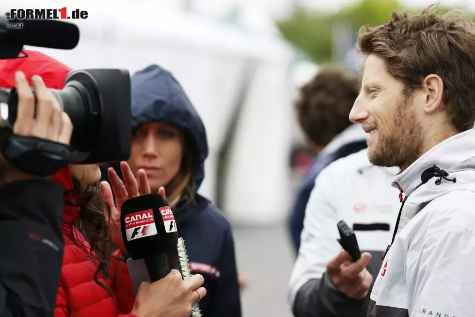 Foto zur News: Romain Grosjean (Haas)