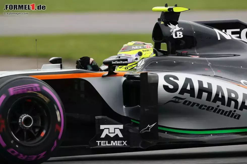 Foto zur News: Sergio Perez (Force India)