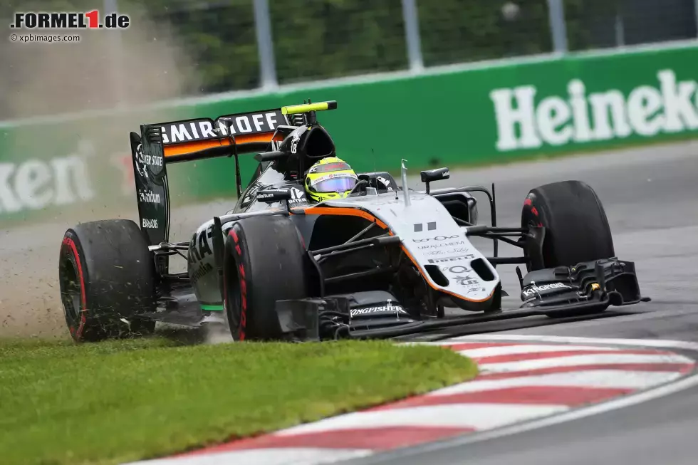 Foto zur News: Sergio Perez (Force India)