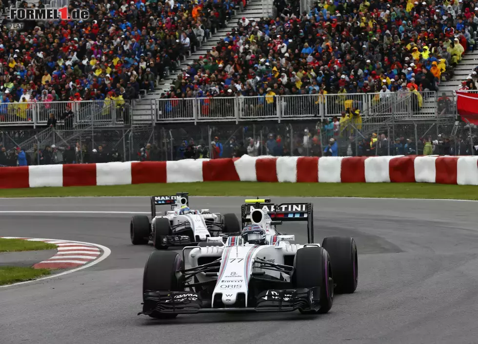 Foto zur News: Valtteri Bottas (Williams) und Felipe Massa (Williams)