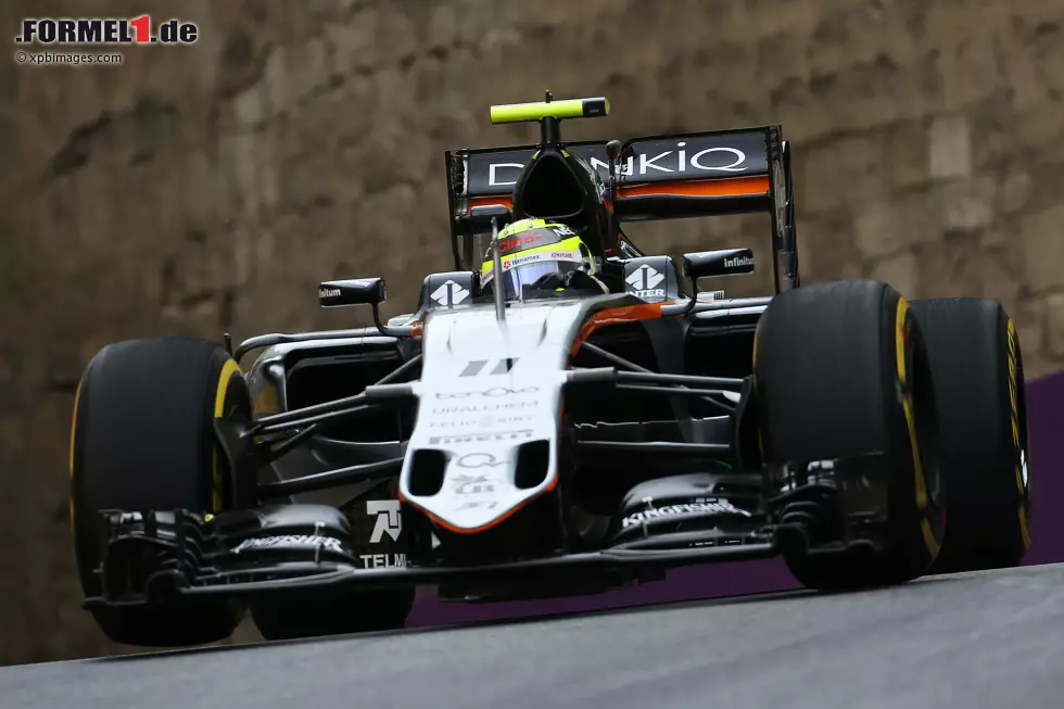 Foto zur News: Sergio Perez (Force India)