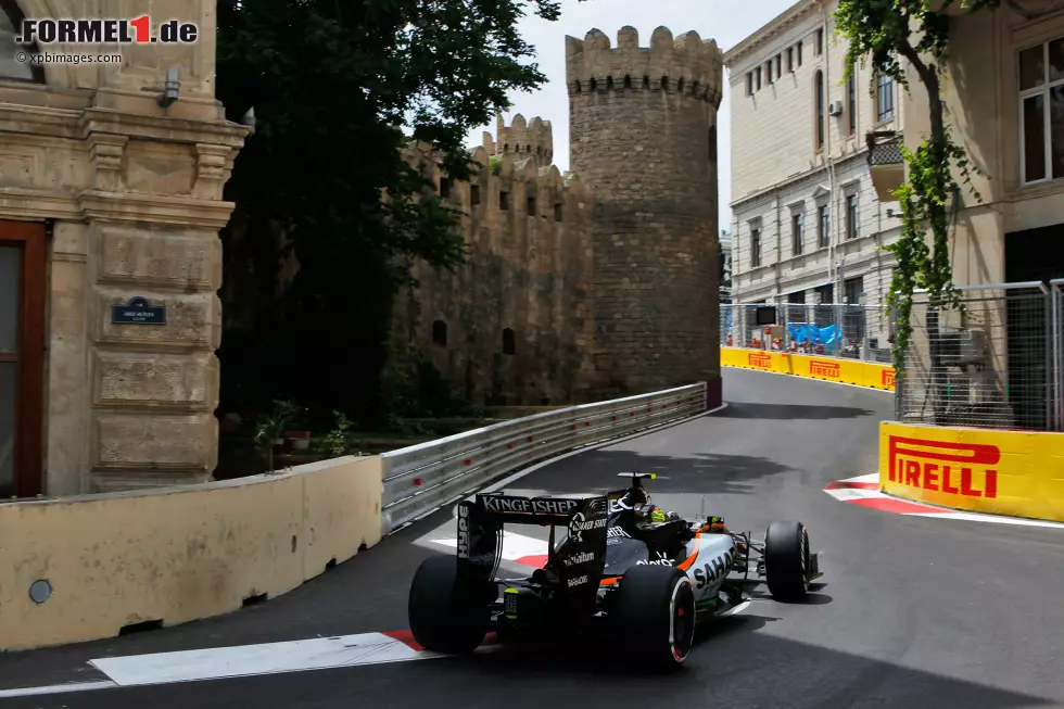 Foto zur News: Sergio Perez (Force India)