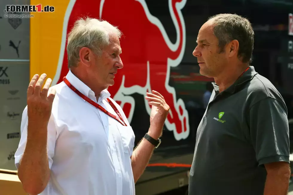 Foto zur News: Helmut Marko und Gerhard Berger