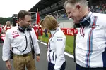 Foto zur News: Claire Williams und Christian Horner