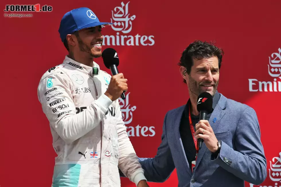 Foto zur News: Lewis Hamilton (Mercedes) und Mark Webber