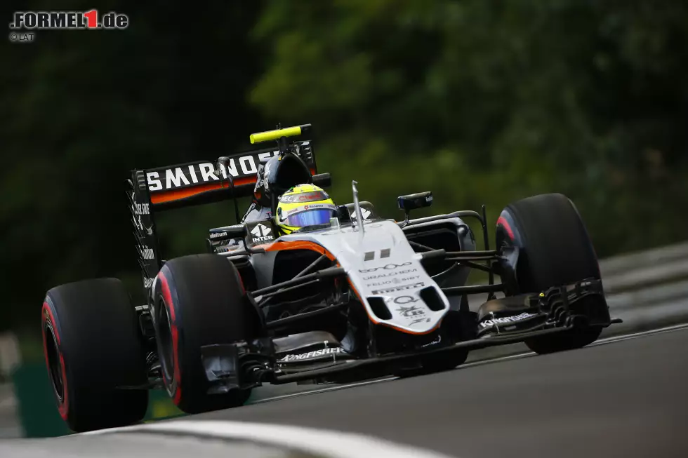 Foto zur News: Sergio Perez (Force India)