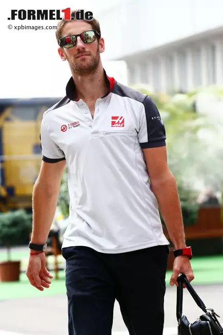 Foto zur News: Romain Grosjean (Haas)