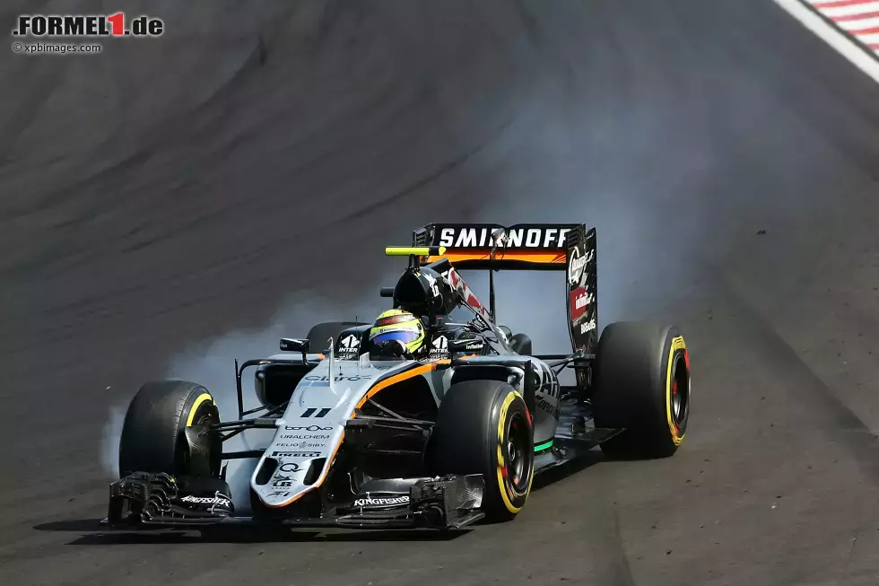 Foto zur News: Sergio Perez (Force India)