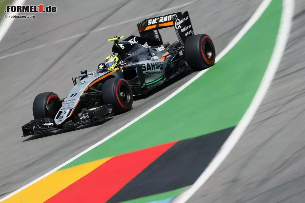 Foto zur News: Sergio Perez (Force India)