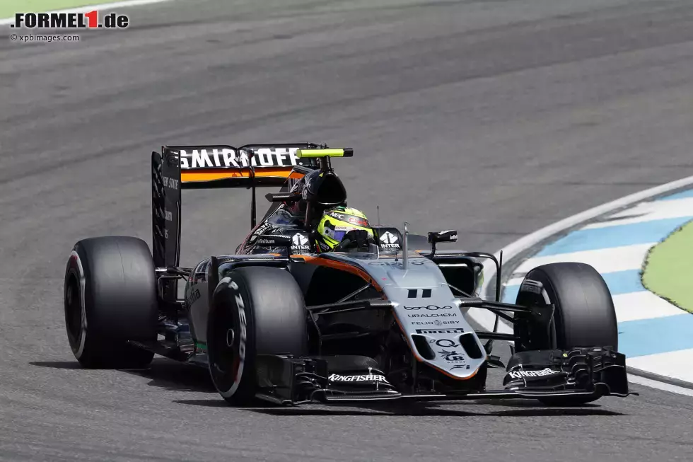 Foto zur News: Sergio Perez (Force India)