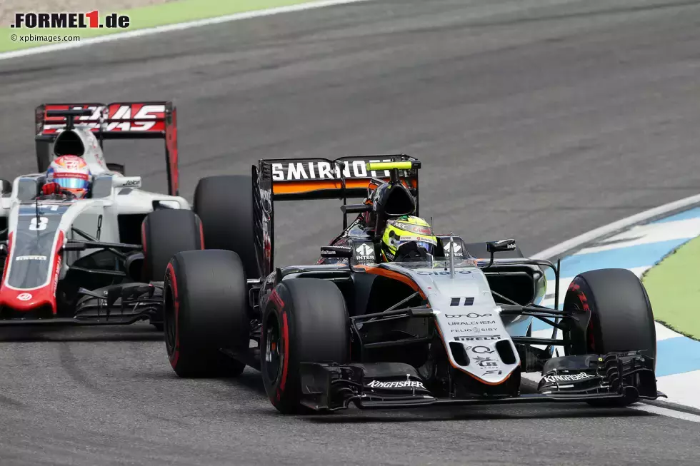 Foto zur News: Sergio Perez (Force India)