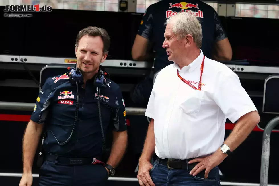 Foto zur News: Christian Horner und Helmut Marko