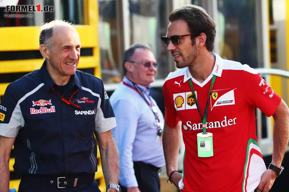 Foto zur News: Franz Tost und Jean-Eric Vergne