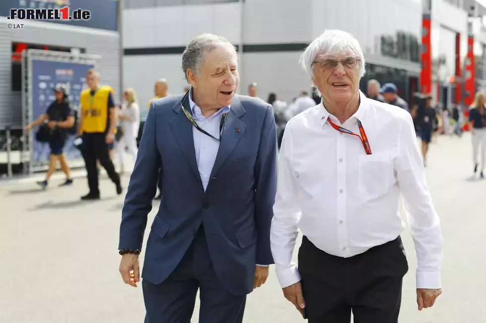 Foto zur News: Jean Todt und Bernie Ecclestone