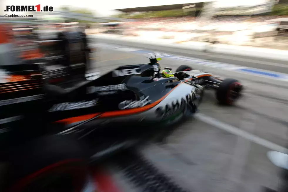 Foto zur News: Sergio Perez (Force India)