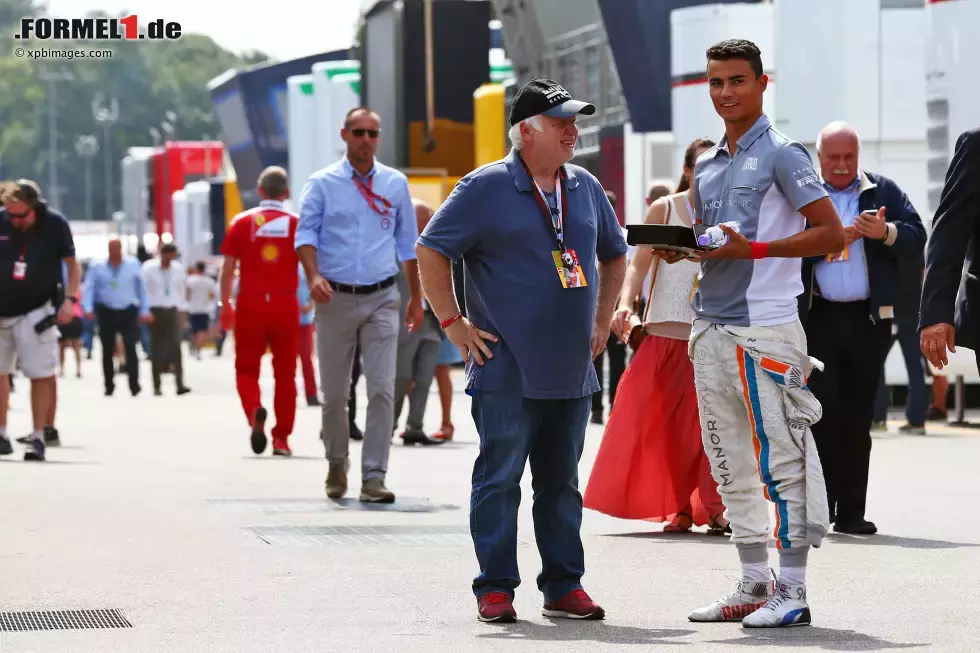 Foto zur News: Pascal Wehrlein (Manor) mit Vater Norbert von Sebastian Vettel (Ferrari)