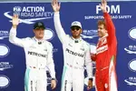 Foto zur News: Nico Rosberg (Mercedes), Lewis Hamilton (Mercedes) und Sebastian Vettel (Ferrari)