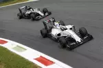 Foto zur News: Valtteri Bottas (Williams) und Lewis Hamilton (Mercedes)