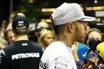 Foto zur News: Lewis Hamilton (Mercedes) und Nico Rosberg (Mercedes)