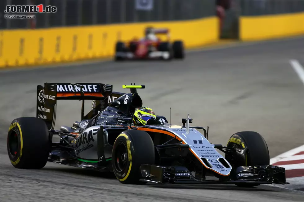 Foto zur News: Sergio Perez (Force India)