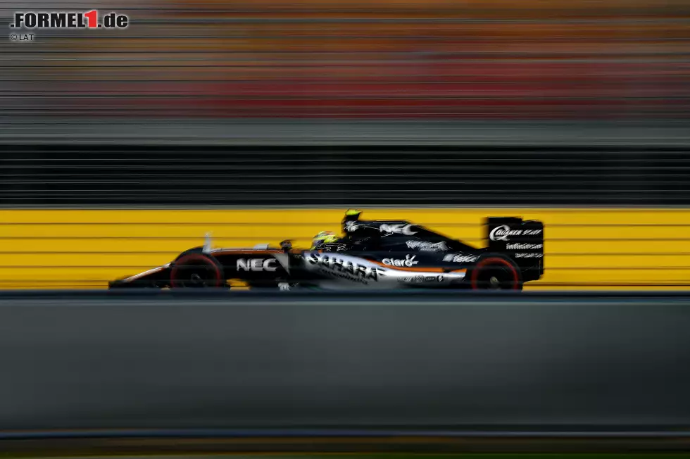 Foto zur News: Sergio Perez (Force India)