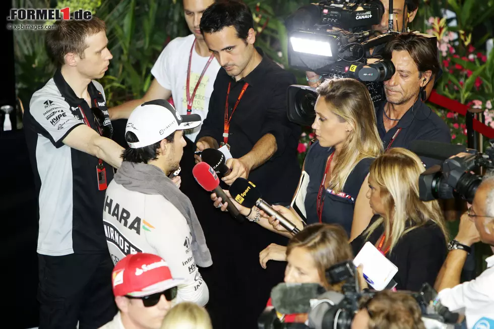 Foto zur News: Sergio Perez (Force India)