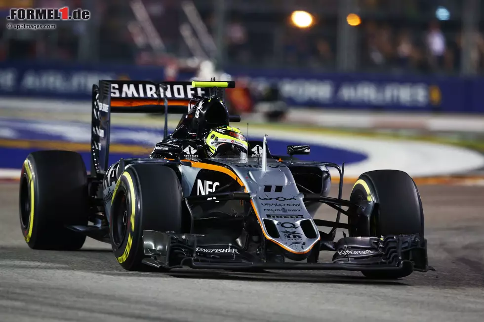 Foto zur News: Sergio Perez (Force India)