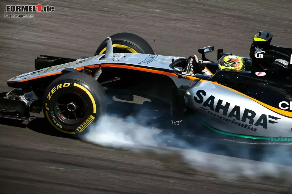 Foto zur News: Sergio Perez (Force India)