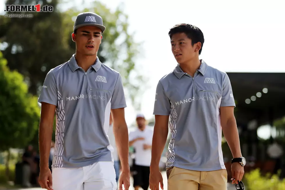 Foto zur News: Pascal Wehrlein (Manor) und Rio Haryanto