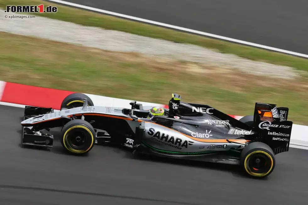 Foto zur News: Sergio Perez (Force India)