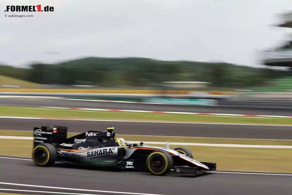 Foto zur News: Sergio Perez (Force India)