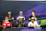 Foto zur News: Kimi Räikkönen (Ferrari), Lewis Hamilton (Mercedes), Fernando Alonso (McLaren), Carlos Sainz (Toro Rosso), Pascal Wehrlein (Manor) und Jolyon Palmer (Renault)