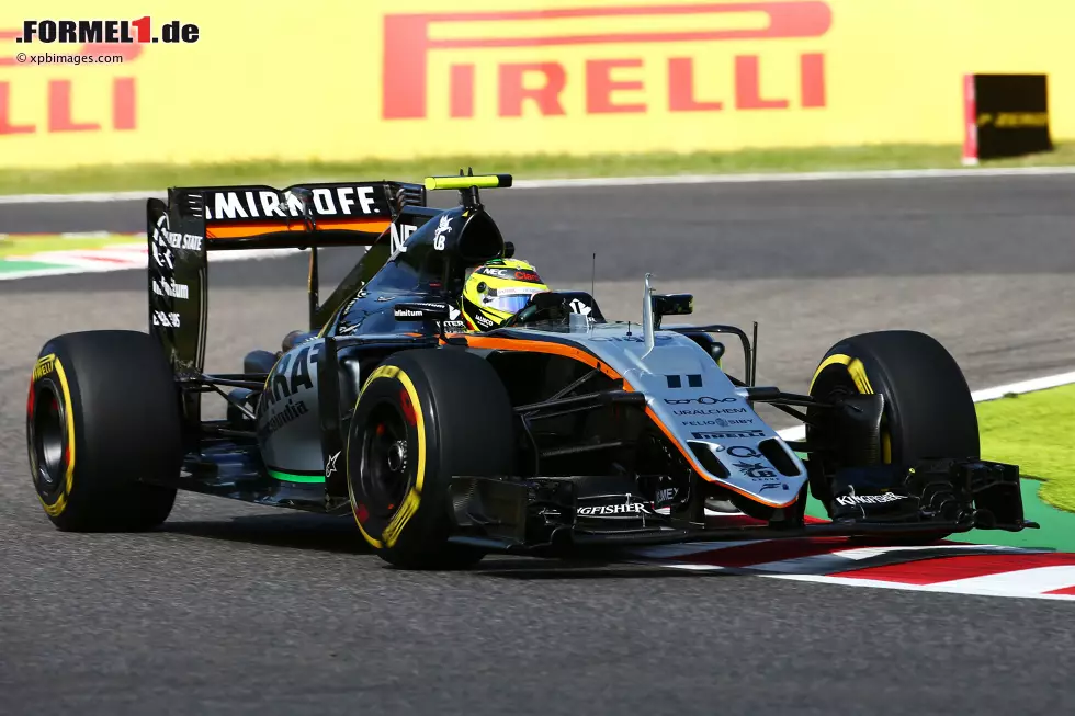 Foto zur News: Sergio Perez (Force India)